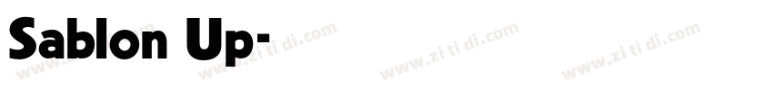 Sablon Up字体转换